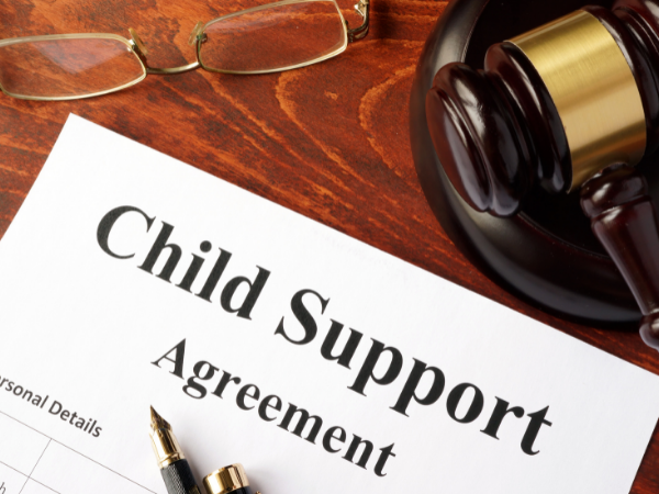 Child support agreement document